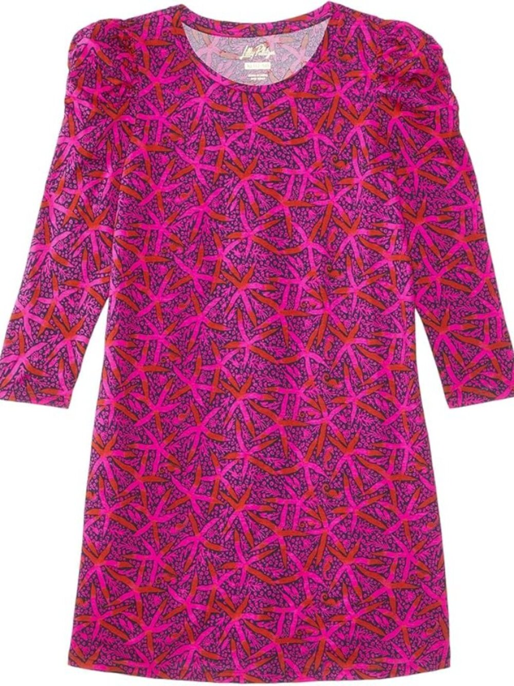 Lilly Pulitzer Girls' Mini Steffie Dress Passion Fruit